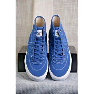 New! Size: 13 Men | Vans - Crockett High De-Con - Canvas Blue/White